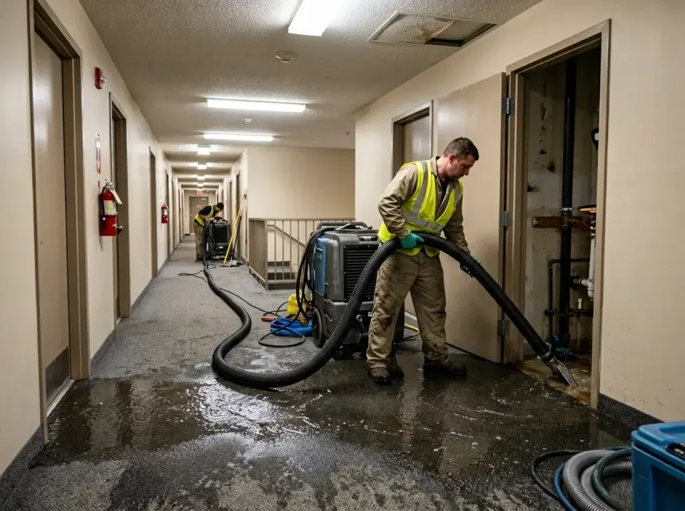 multi-unit-apartment-hallway-f-005 — frequently asked questions, Emergency Burst Pipe Water Extraction & Removal in Siler Ci…
